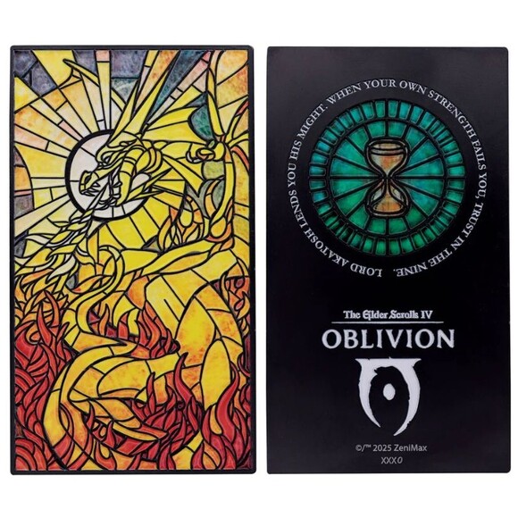 The Elder Scrolls IV Oblivion Akatosh Ingot Official Bethesda Metal Figurine - Picture 5 of 5